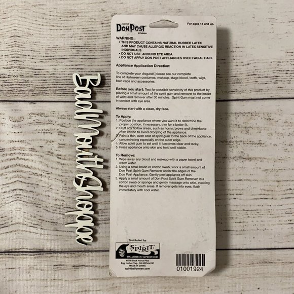 *Spirit Halloween Special FX Gash Wound Make Up Prosthetics - Picture 3 of 3